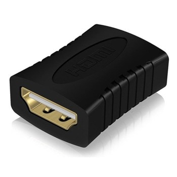 Преходник Raidsonic ICY BOX IB-CB005, от HDMI(ж) към HDMI(ж), черен | JAR Computers Raidsonic ICY BOX IB-CB005