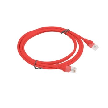 Lanberg patch cord CAT.5E 2m, red