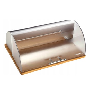 Кутия за хляб Klausberg KB 7096, 39x31 cm, метал, сива | JAR Computers кутия за хляб klausberg kb 7096