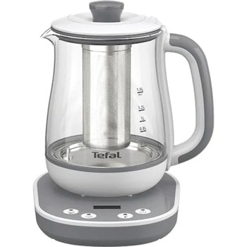 Електрическа кана Tefal Tastea BJ551B10, вместимост 1.5 l, 1200 - 1430 W, бяла | JAR Computers tefal tastea bj551b10