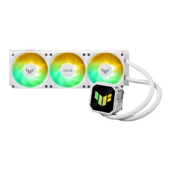 Водно охлаждане за процесор Asus TUF Gaming LC III 360 ARGB White, съвместимост със сокети LGA 1851/1700/1200 & AMD AM5/AM4 | JAR Computers охлаждане за процесор asus tuf gaming lc iii 360