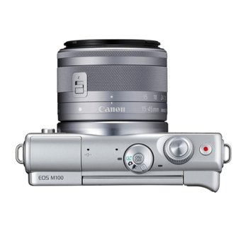 Canon EOS M100 Grey + EF-M 15-45mm f/3.5-6.3