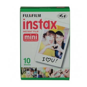 Фотохартия Fujifilm Instant Film, за Fujifilm Instax mini, 800 ISO, гланц, 10 листа image