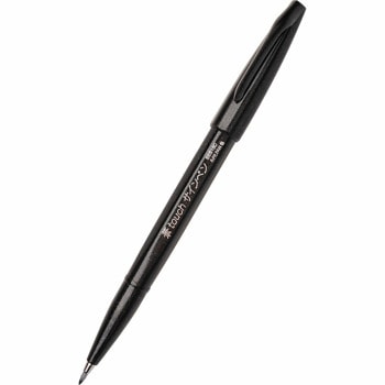 Pentel Brush Sign Pen черен SES15C-A