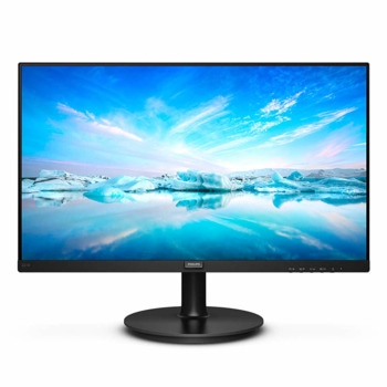 Монитор Philips 221V8/00, 21.5" (54.6cm), VA панел, 75Hz, Full HD, 4 ms, 250cd/m2, VGA, HDMI | JAR Computers Philips 221V8/00
