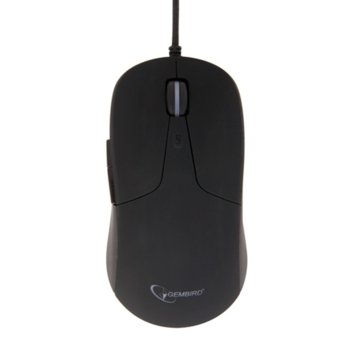 Мишка Gembird MUS-UL-01, оптична (2400 dpi), USB 2.0, черна, 6 бутона image