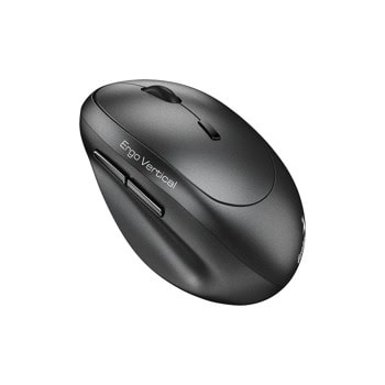 Мишка Genius 8350S, оптична 2400dpi, вертикална, безжична, сива, Bluetooth | JAR Computers Мишка Genius 8350S оптична 2400dpi