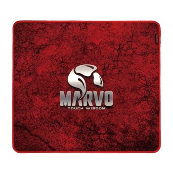Подложка за мишка Marvo Pro Gaming Mousepad G39 - Size-L, гейминг, червена, 450 x 400 x 3 mm image