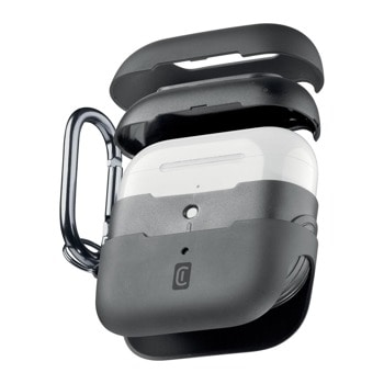 Калъф за слушалки Cellularline Defender, за Apple AirPods 3, черен | JAR Computers Cellularline Defender
