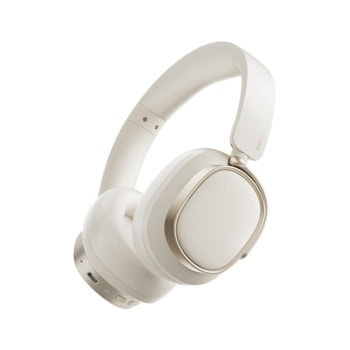 Слушалки Edifier ES850NB Ivory, безжични/жични, Bluetooth, USB, микрофон, 40mm динамични говорители, ANC шумопотискане, до 92 часа време на работа, бели | JAR Computers Edifier ES850NB Ivory