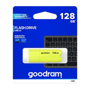 Goodram 128GB USB 2.0 UME2 Yellow UME2-1280Y0R11