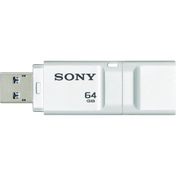 Памет 64GB USB Flash Drive Sony USM64GXW в пакет с ключодържател Ghostbusters, USB 3.0, бяла | JAR Computers Sony USM64GXW
