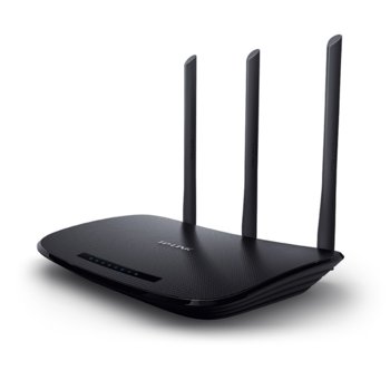 Рутер TP-Link TL-WR940N, 450Mbps, 2.4GHz(450 Mbps), Wireless N, 4x LAN 100, 1x WAN 100, 3x външни антени | JAR Computers TP-Link TL-WR940N (450Mbps)