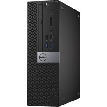 Настолен компютър Dell Optiplex 3040 SFF (N003O3040SFFCG392GV_UBU-14), дву-ядрен Skylake Intel Celeron G3900 2.8GHz, 4GB DDR3L RAM, 256GB SSD, 4x USB 3.0, клавиатура и мишка, Linux | JAR Computers Dell Optiplex 3040 SFF N003O3040SFFCG392GV_UBU-14