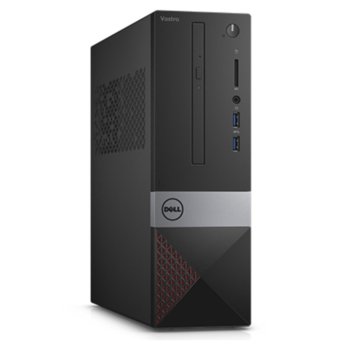 Настолен компютър Dell Vostro 3250 SFF (TAHSFFSKL1701_315_R_UBU), четири-ядрен Skylake Intel Core i7-6700 3.4/4GHz, 4GB DDR3L RAM, 1TB HDD 7200 rpm, 2x USB 3.0, клавиатура и мишка, Linux, 4.81kg | JAR Computers Dell Vostro 3250 SF TAHSFFSKL1701_315_R_UBU