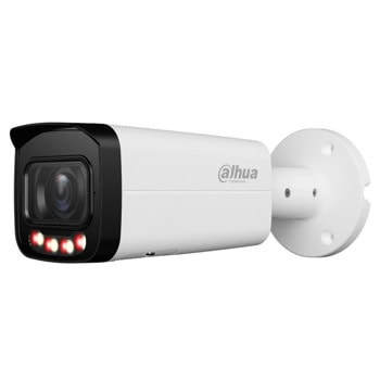 IP камера Dahua IPC-HFW2249T-ZAS-IL-27135, насочена "bullet" камера, 2MPix(1920x1080@30fps), 2.7 - 13.5mm моторизиран обектив, H.265+/H.265/H.264+/H.264/MJPEG, IR осветеност (до 60m), външна IP67, PoE, microSD слот до 256GB, микрофон | JAR Computers Dahua IPC-HFW2249T-ZAS-IL-27135