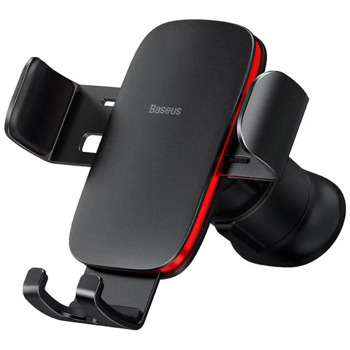 Стойка за телефон Baseus Metal Age II Gravity Black (SUJS000001), за кола, универсална, за телефони с размери от 4.7" до 6.7", черна | JAR Computers Baseus Metal Age II Gravity SUJS000001