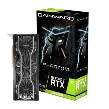Видео карта nVidia GeForce RTX 2080 Super, 8GB, Gainward Phantom, PCI-E 3.0, GDDR6, 256bit, Display Port, HDMI | JAR Computers GAINWARD RTX2080SUPER PHANT 8G