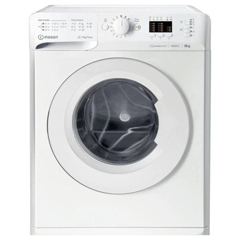 Перална машина Indesit MTWA 81495 W EU, клас B, 8 кг. капацитет, 1400 оборота в минута, 16 програми, свободностояща, 60 cm. ширина, бяла | JAR Computers Перална машина Indesit MTWA 81495 W EU