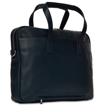 Knomo Hanover Slim Leather Laptop Briefcase 14