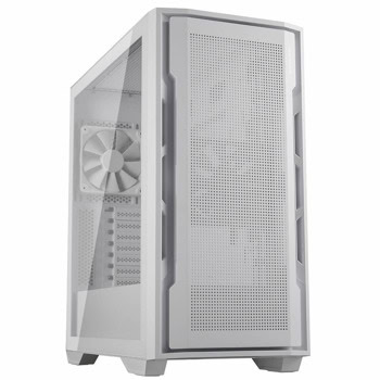 Кутия Cougar Gaming Uniface White, ATX/mATX/Mini-ITX/E-ATX, 1x USB Type-C, 2x USB 3.0, 2x вентилатора, с прозорец, бяла, без захранване | JAR Computers Cougar UNIFACE White CGR-5C78W