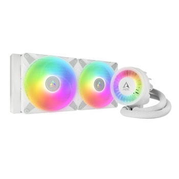 Водно охлаждане за процесор Arctic Liquid Freezer III 280 A-RGB White, съвместимост със сокети Intel LGA 1700/1851 & AMD AM5/AM4 | JAR Computers Arctic Liquid Freezer III 280 A-RGB ACFRE00151A