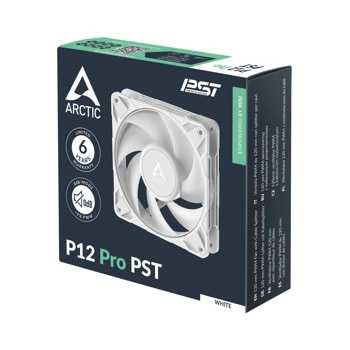 Вентилатор ARCTIC P12 Pro PST White - 120mm PWM