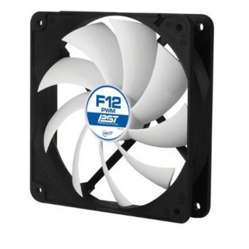 Вентилатор 120mm F12 PWM PST, 4-пинов, 1350 rpm | JAR Computers ARCTIC F12 PWM PST AFACO-120P0-GBA01