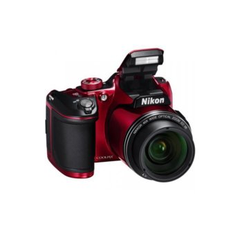 Nikon CoolPix B500 Red + Panasonic Eneloop Basic