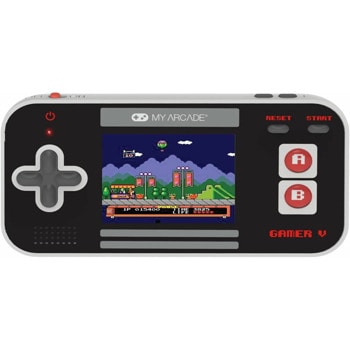 Мини конзола My Arcade Gamer V Classic 220in1, 2.5" цветен екран, преносима, 220 вградени игри, черно-червена | JAR Computers Gamer V Classic 220in1 черна/червена