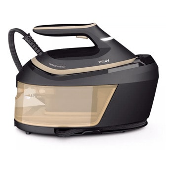 Парогенератор Philips PSG6064/80, вместимост на резервоара 1800 мл, до 130 г/мин непрекъсната пара, парен удар до 600 г., 2400W, черен | JAR Computers Парогенератор Philips PSG6064/80