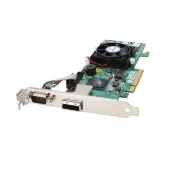 RAID Контролер Areca ARC-1210ML, PCIe към 1x Mini-SAS SFP-8088, SATA 3Gb/s, 1 портов(до 4 устройства), Intel IOP332, 256MB Cache, поддържа RAID Level JBOD, 0, 1, 1E, 3, 5 | JAR Computers Areca ARC-1210ML