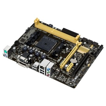 Дънна платка Asus A58M-E, A58, FM2+, DDR3 2400(OC), PCI-E 3.0 (DVI), SB7.1, Lan1000, 6x SATA2 RAID 0,1,10, mATX | JAR Computers Asus A58M-E