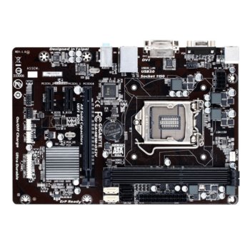 Дънна платка Gigabyte H81M-DS2V, H81, LGA1150, DDR3, PCI-E (DVI&VGA), 2x SATA 6Gb/s, 2x USB 3.0, microATX | JAR Computers Gigabyte H81M-DS2V