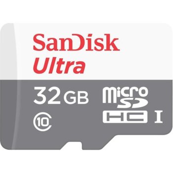 Sandisk 32GB ULTRA microSDHC UHS-I + SD Adapter