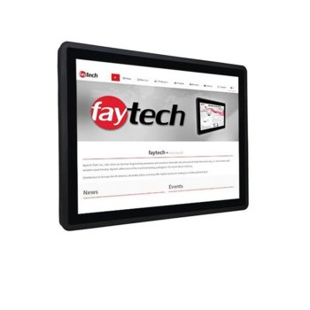 Публичен дисплей Faytech FT15N3350W4G65GCAP, тъч дисплей, 15" (38.1 cm) XGA, HDMI, DisplayPort, RS232, USB | JAR Computers Faytech FT15N3350W4G65GCAP