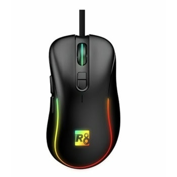 Мишка R8 1633, оптична (2400 dpi), USB, черна, гейминг | JAR Computers Мишка R8 1633 USB 7D Gaming