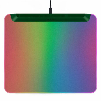 Подложка за мишка Razer Firefly V2 Pro, гейминг, RGB подсветка, зелена, 278 x 360 x 4.6 мм | JAR Computers Razer Firefly V2 Pro Phantom Green Edition