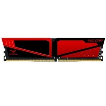 Памет 8GB, DDR4, 3000Mhz, Team Group T-Force Vulcan, TLRED48G3000HC16CBK, 1.35V | JAR Computers Team Group T-Force Vulcan 8GB TLRED48G3000HC16CBK