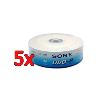 DVD-RW media 4.7GB, Sony, 16x, 5x25бр.