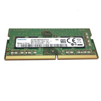 Памет 8GB DDR4 2666MT/s, SO-DIMM, Samsung M471A1K43DB1-CTD, 1.2V | JAR Computers Samsung 8GB DDR4 2666MHz M471A1K43DB1-CTD