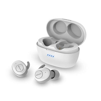 Слушалки Philips TAT3215WT/00, безжични, Bluetooth, до 24 часа време на работа, бели | JAR Computers Philips TAT3215WT/00