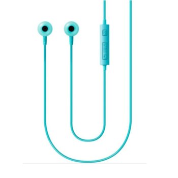 Слушалки Samsung HS1303 тип тапи, микрофон, сини | JAR Computers Samsung Wired Headset HS1303 Light Blue