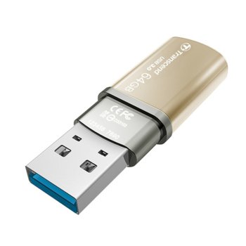 Transcend 64GB JETFLASH 820, USB 3.0, Gold