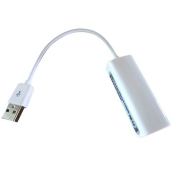 Мрежови адаптер VCom CU834, USB 2.0 А(м) към LAN (RJ-45), 100Mbps | JAR Computers VCom DK2082 USB2.0 to Etnernet adapter