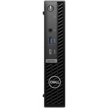Настолен компютър Dell OptiPlex Micro 7020 (N006O7020MFFEMEA_VP_UBU), четиринадесетядрен Intel Core i5-14500T 1.7/4.8GHz, 8GB DDR5, 512GB SSD NVMe, 1x USB 3.2 Gen 2 Type-C, Linux | JAR Computers Dell OptiPlex Micro 7020 N006O7020MFFEMEA_VP_UBU