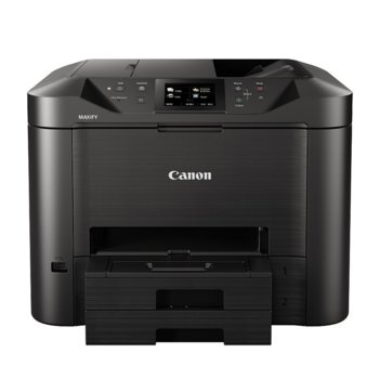 Мултифункционално мастиленоструйно устройство Canon MAXIFY MB5450, цветен принтер/копир/скенер/факс, 600 x 1200 dpi, 24стр/мин, Wi-Fi, LAN, USB, ADF, двустранен печат, A4 image