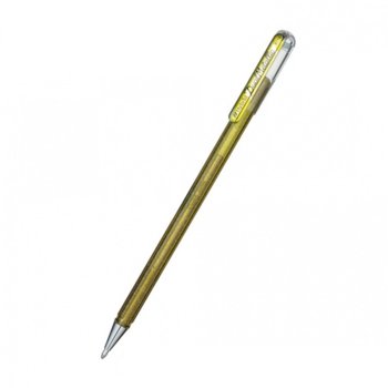 Ролер Pentel Hybrid Dual K110 1.0, дебелина на писане 1.0mm, цвчт на писане злато | JAR Computers РОЛЕР PENTEL HYBRID DUAL K110 1.0 ЗЛАТЕН