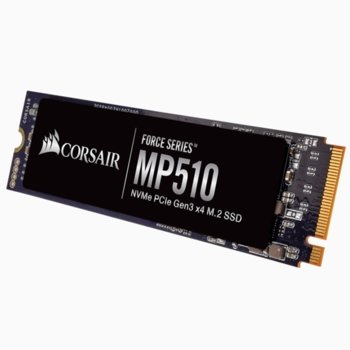 Памет SSD 1.92TB Corsair MP510, PCIe 3.0, M.2, скорост на четене 3,480MB/s, скорост на запис 2,700MB/s | JAR Computers SSD 1.92TB Corsair MP510 CSSD-F1920GBMP510