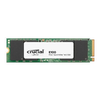 Памет SSD 2TB, Crucial E100, NVMe, M.2 (2280), скорост на четене до 5000MB/s, скорост на запис до 4500MB/s | JAR Computers Crucial 2TB E100 CT2000E100SSD8